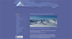 Desktop Screenshot of alpineexperience.com